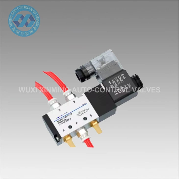 Hliníková slitina pneumatická solenoidová ventil 52 AC220V 110V
