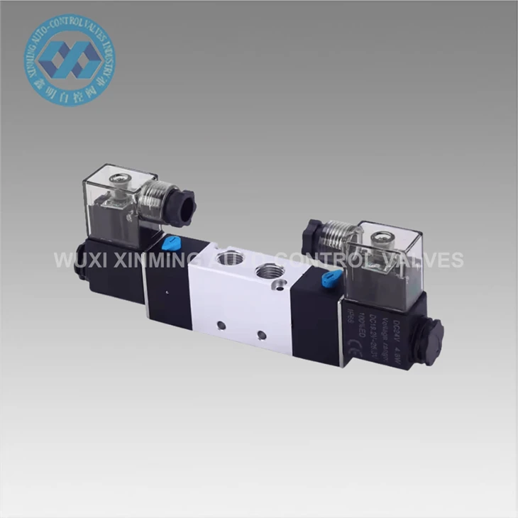 Vysoký - Performance Two - Pozice Five - Way Pneumatický solenoidový ventil s elektrickou cívkou