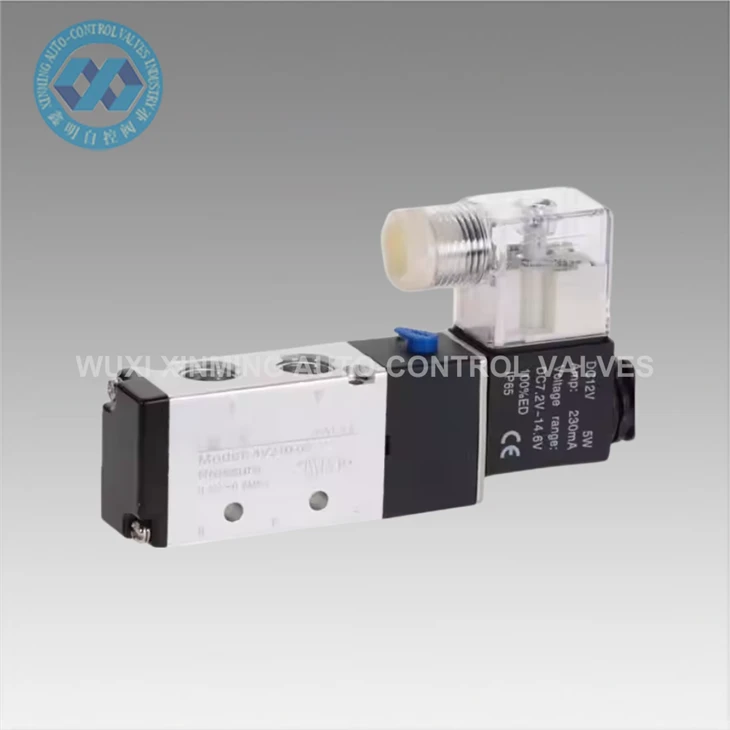 Pneumatický solenoidový ventil 5 Way 2- ovládací vzduch 12V 24V 220V