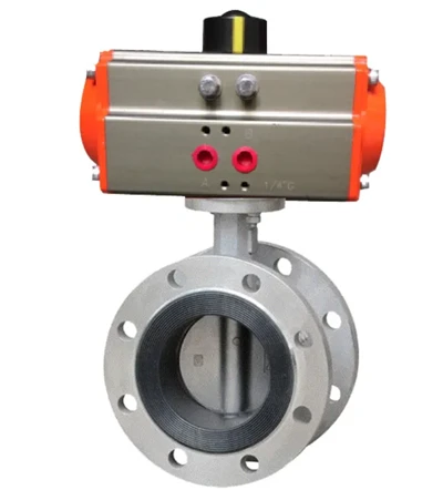 Pneumatický sanitární motýlový ventil